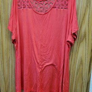 Torrid 2X coral shirt